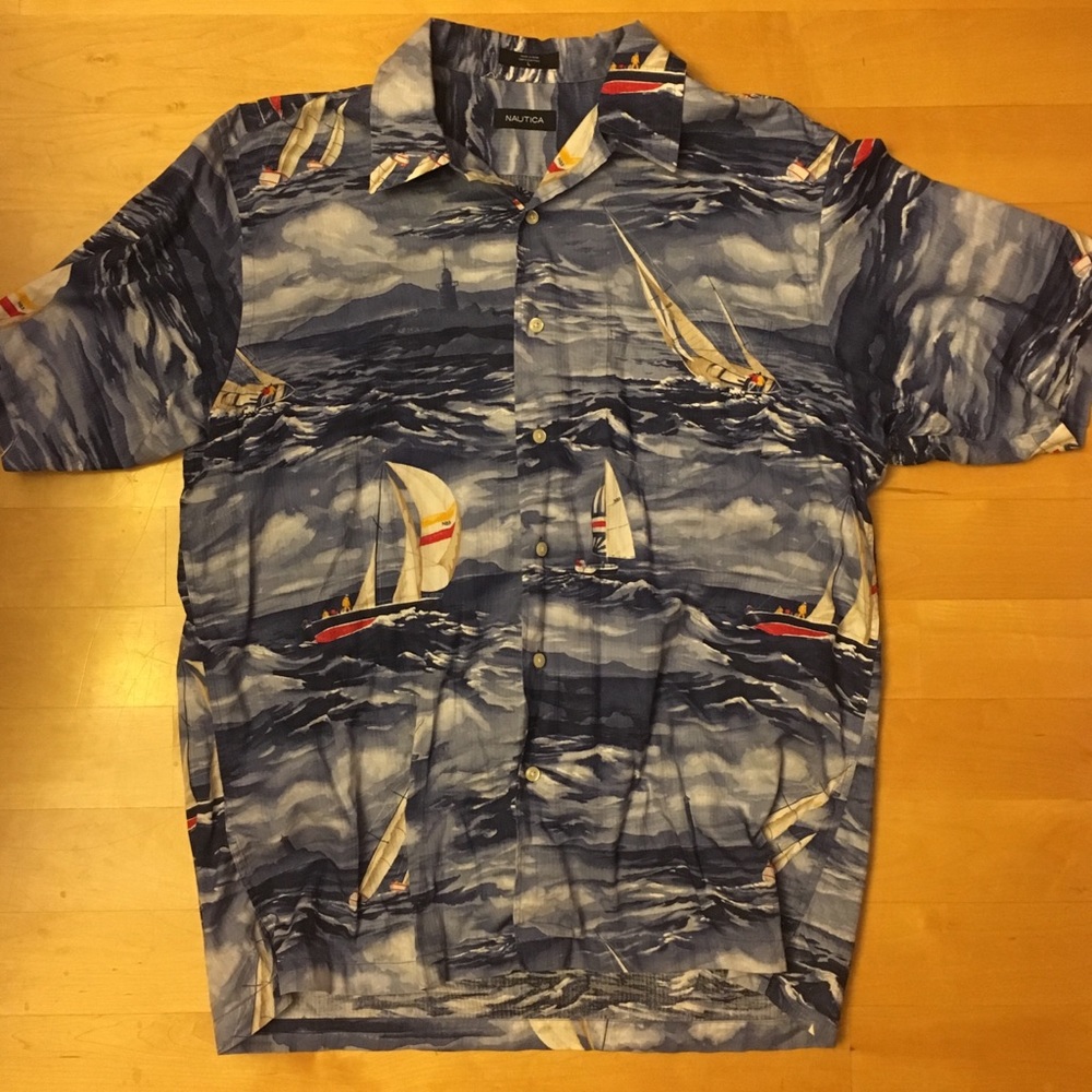 Vintage Nautica Boat Shirt - Picture 1 of 3